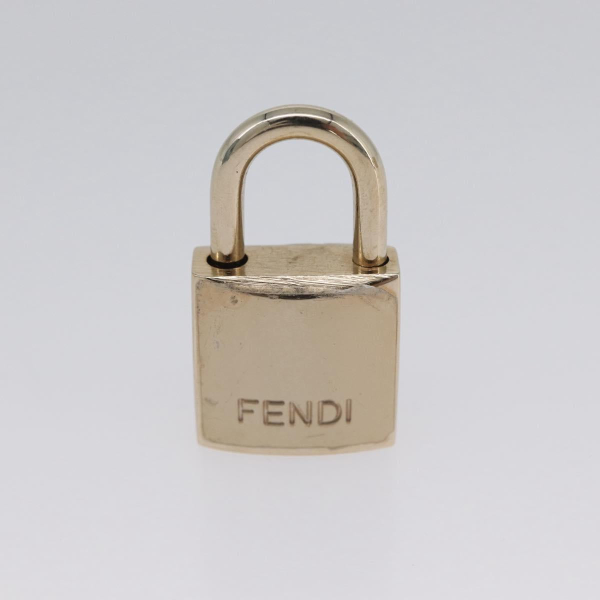 FENDI Zucca Canvas Boston Bag Light Blue Gold Auth 168309V