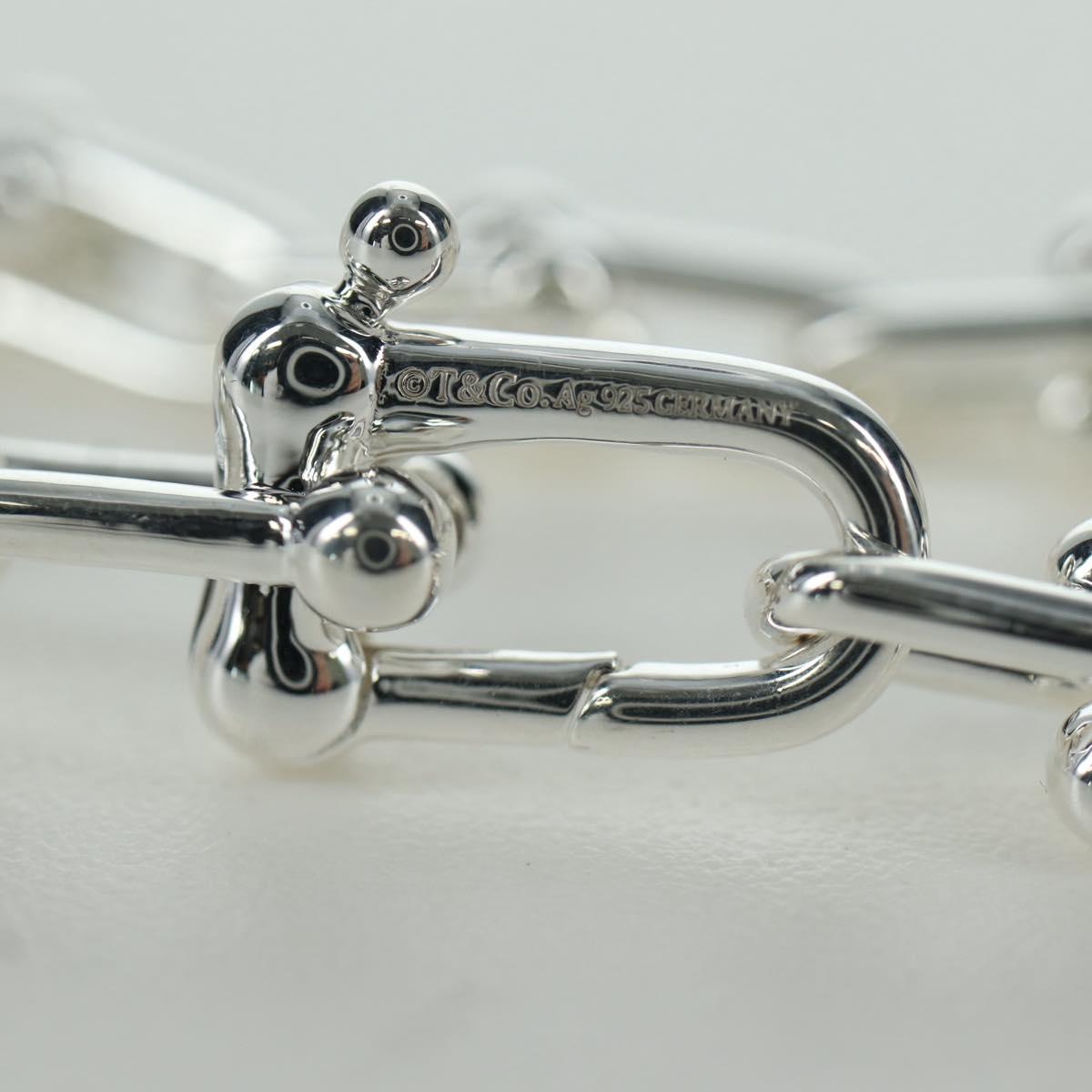 TIFFANY&Co. Hardware Small Link Bracelet Ag925 Silver Auth 168328SAM