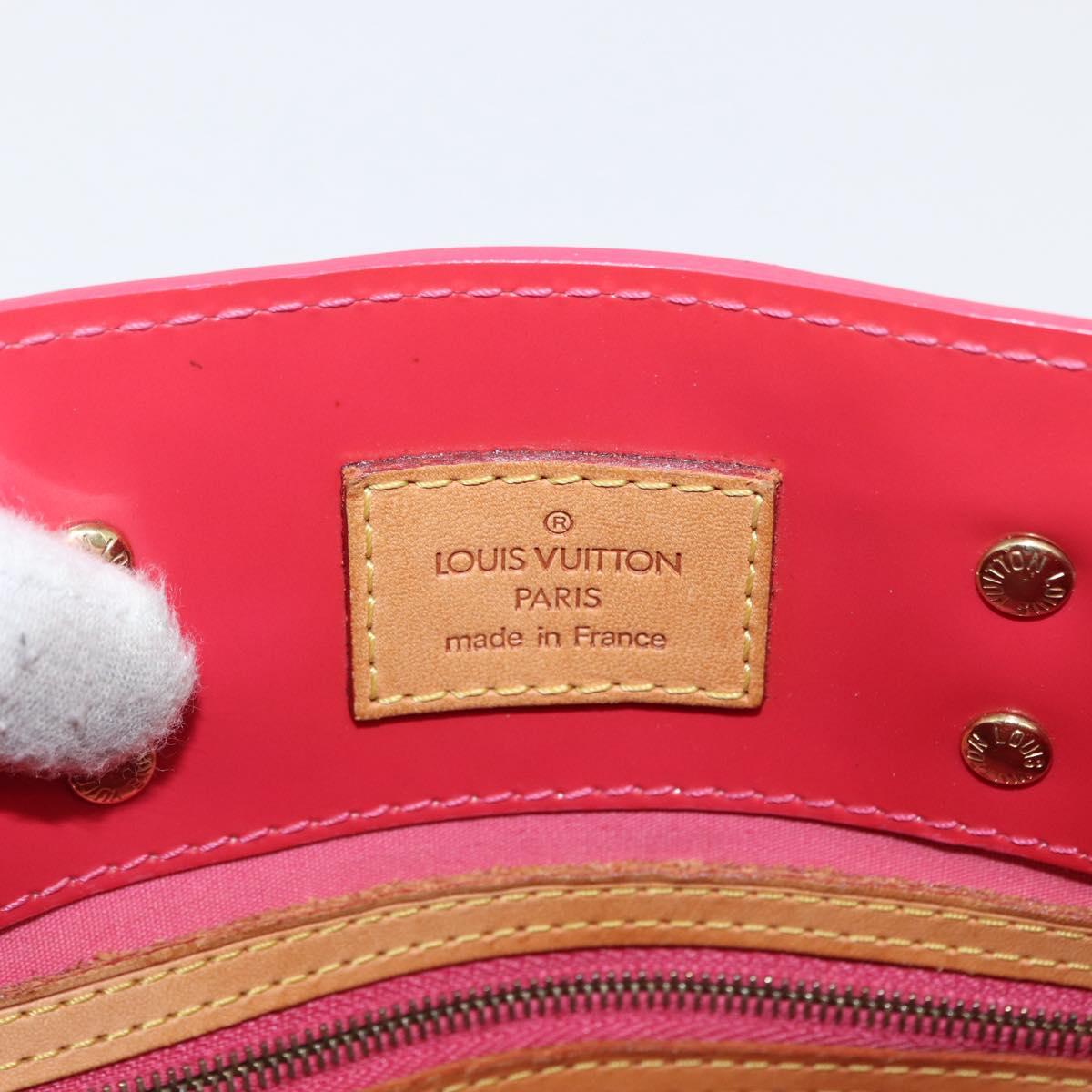 LOUIS VUITTON Monogram Vernis Reade PM Hand Bag Fran Boise M9132F LV Auth 168344