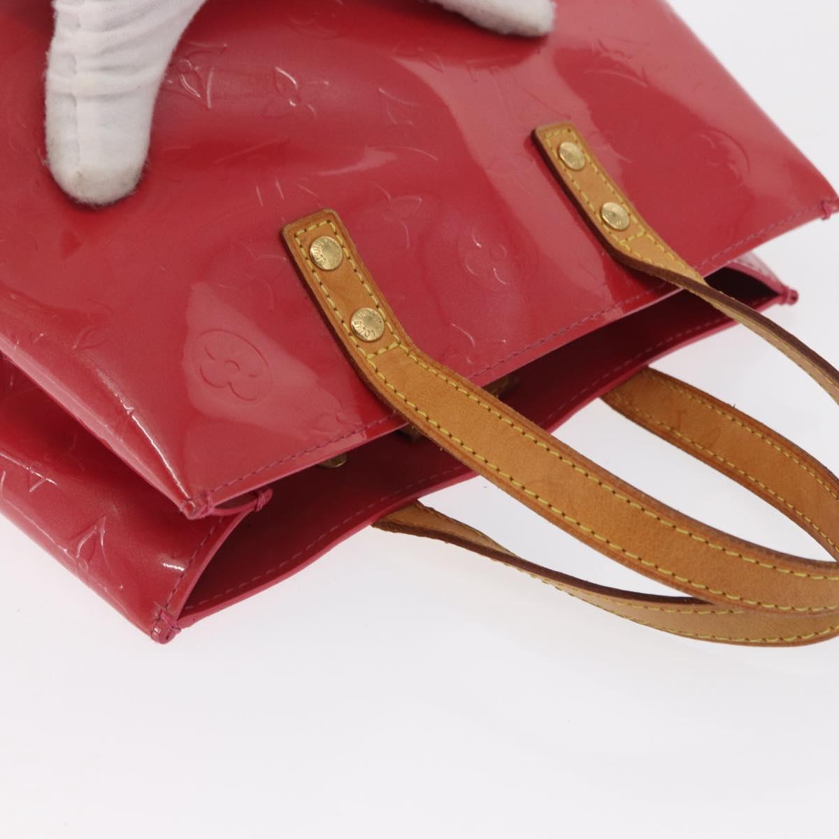 LOUIS VUITTON Monogram Vernis Reade PM Hand Bag Fran Boise M9132F LV Auth 168344