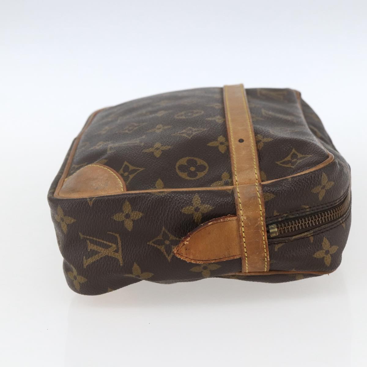 LOUIS VUITTON Monogram Compiegne 28 Clutch Bag M51845 LV Auth 168345