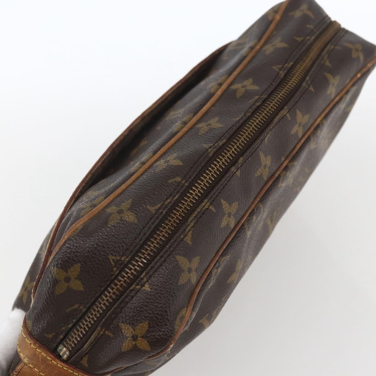 LOUIS VUITTON Monogram Compiegne 28 Clutch Bag M51845 LV Auth 168345