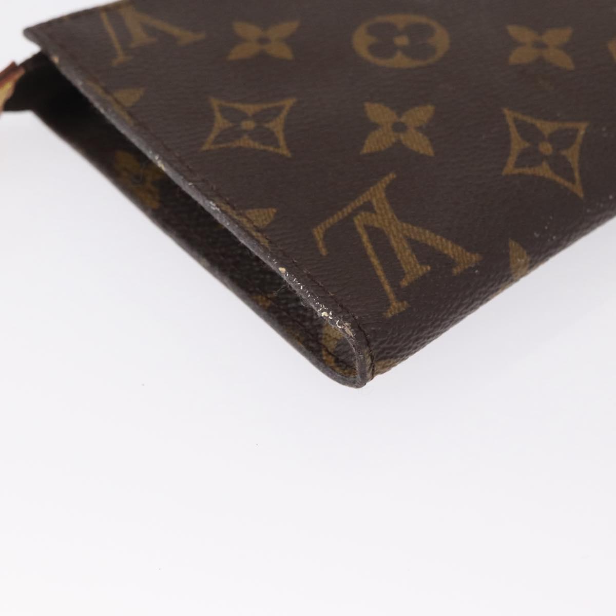 LOUIS VUITTON Monogram Bucket GM Accessory Pouch LV Auth 168367