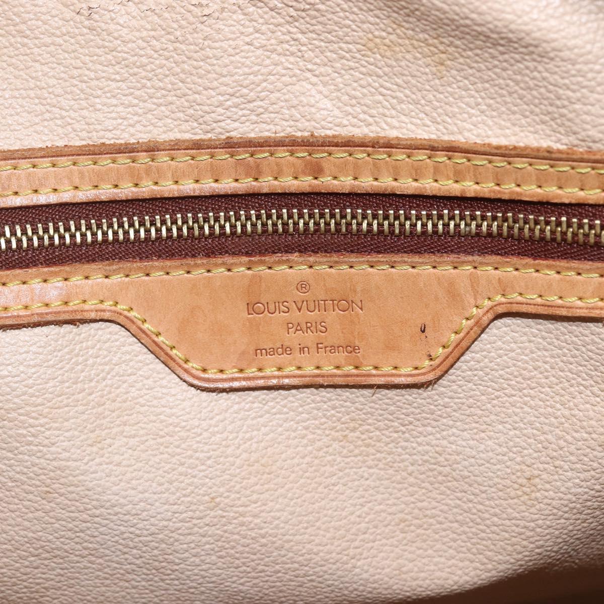 LOUIS VUITTON Monogram Bucket GM Shoulder Bag M42236 LV Auth 168368