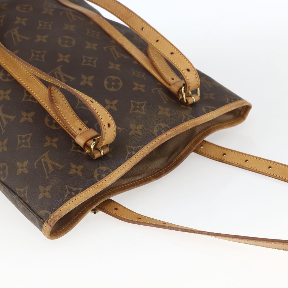 LOUIS VUITTON Monogram Bucket GM Shoulder Bag M42236 LV Auth 168368