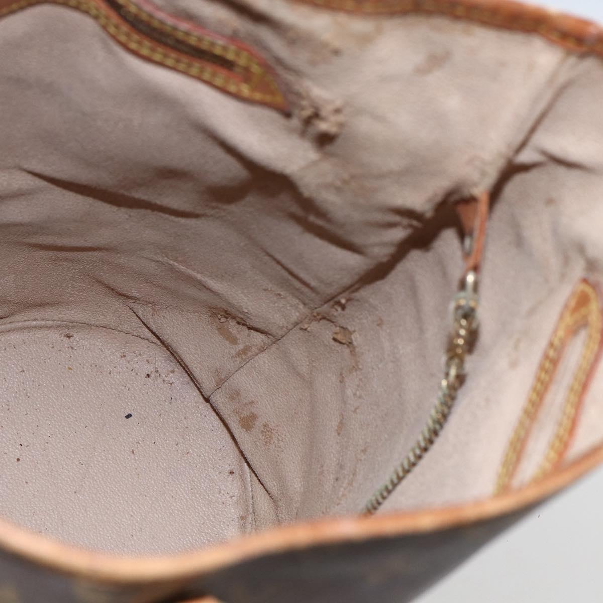 LOUIS VUITTON Monogram Bucket GM Shoulder Bag M42236 LV Auth 168384