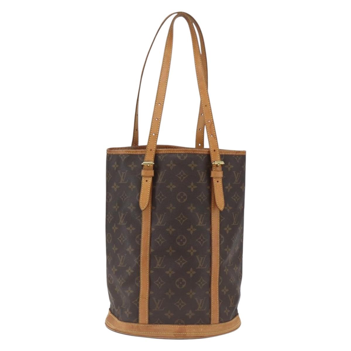 LOUIS VUITTON Monogram Bucket GM Shoulder Bag M42236 LV Auth 168384