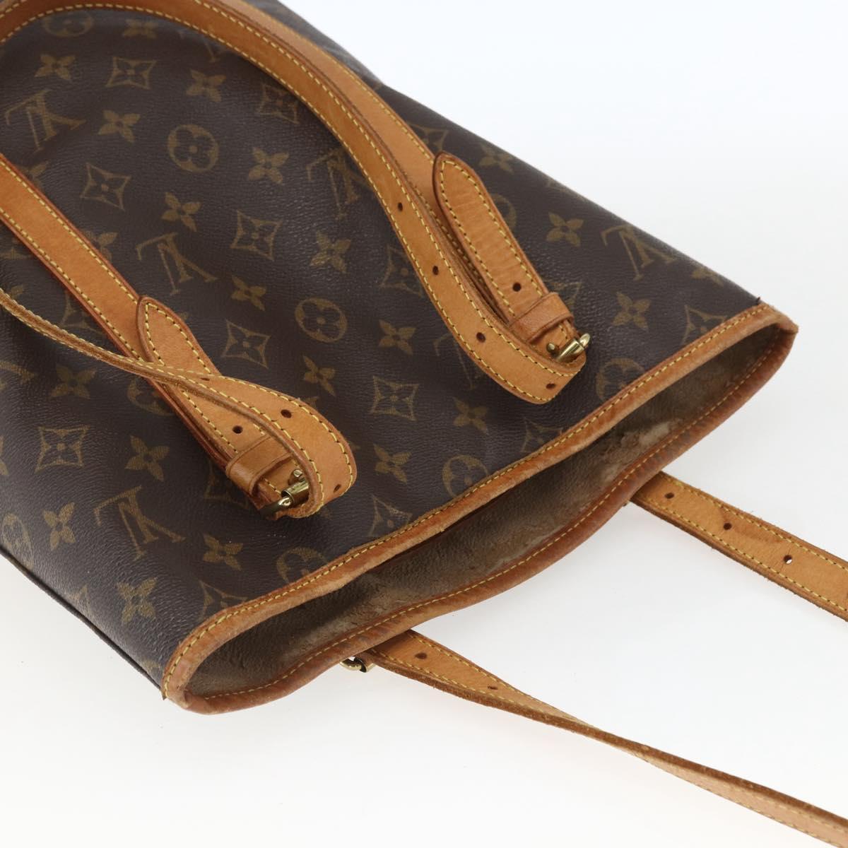 LOUIS VUITTON Monogram Bucket GM Shoulder Bag M42236 LV Auth 168384
