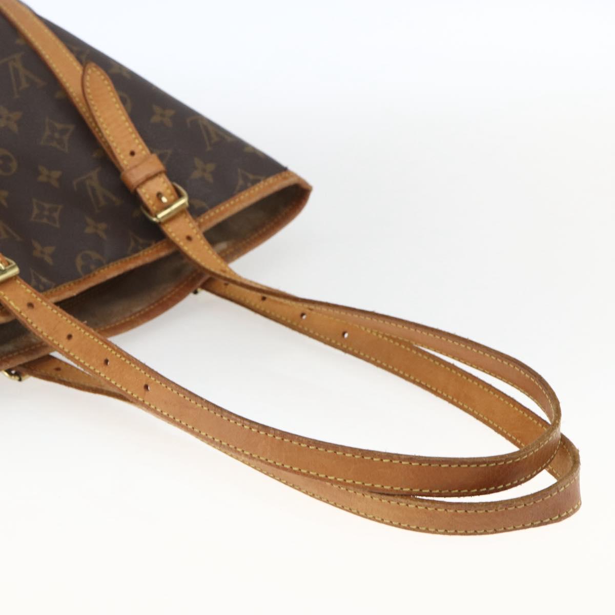 LOUIS VUITTON Monogram Bucket GM Shoulder Bag M42236 LV Auth 168384