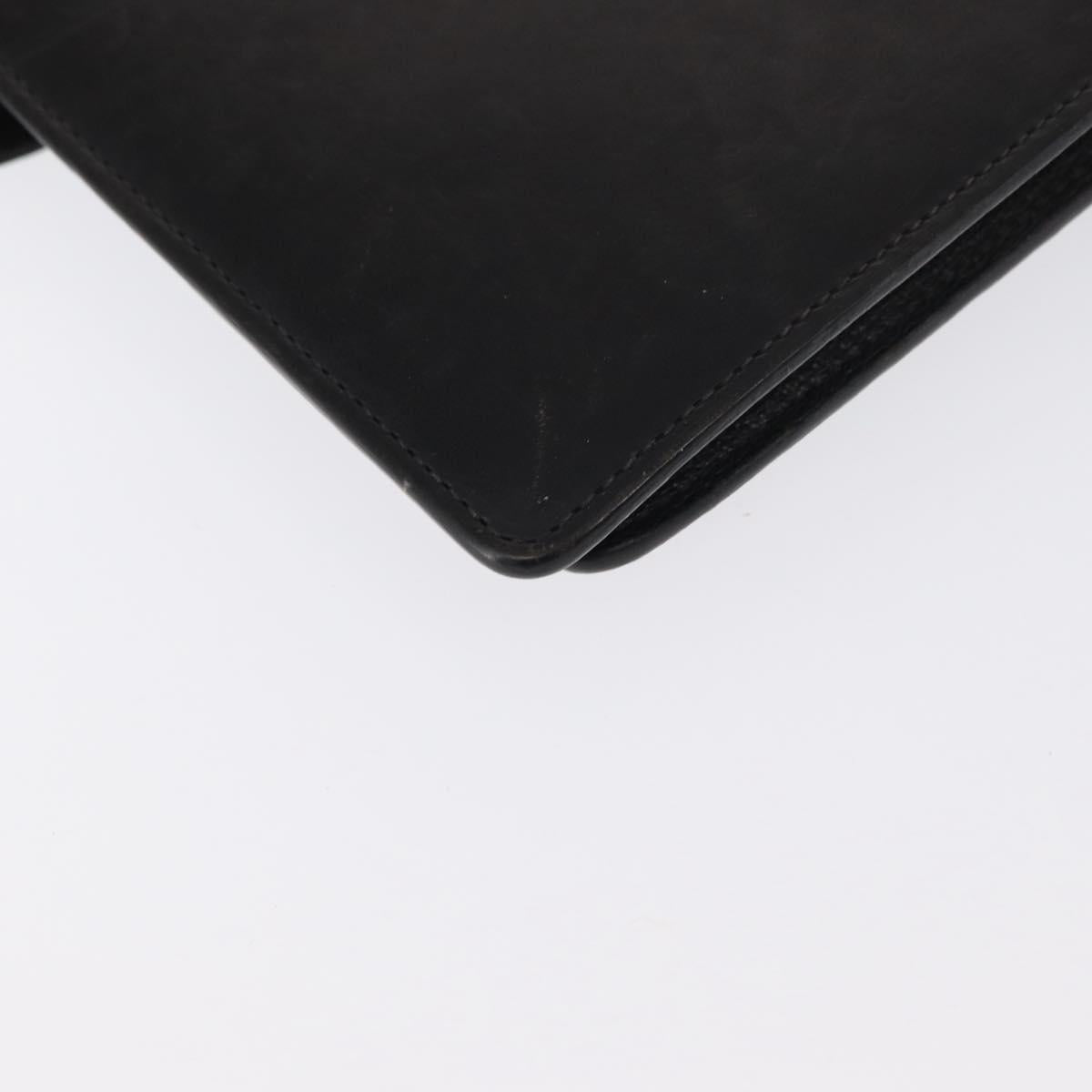 LOUIS VUITTON Nomad Agenda GM Day Planner Cover Black R20477 LV Auth 168386