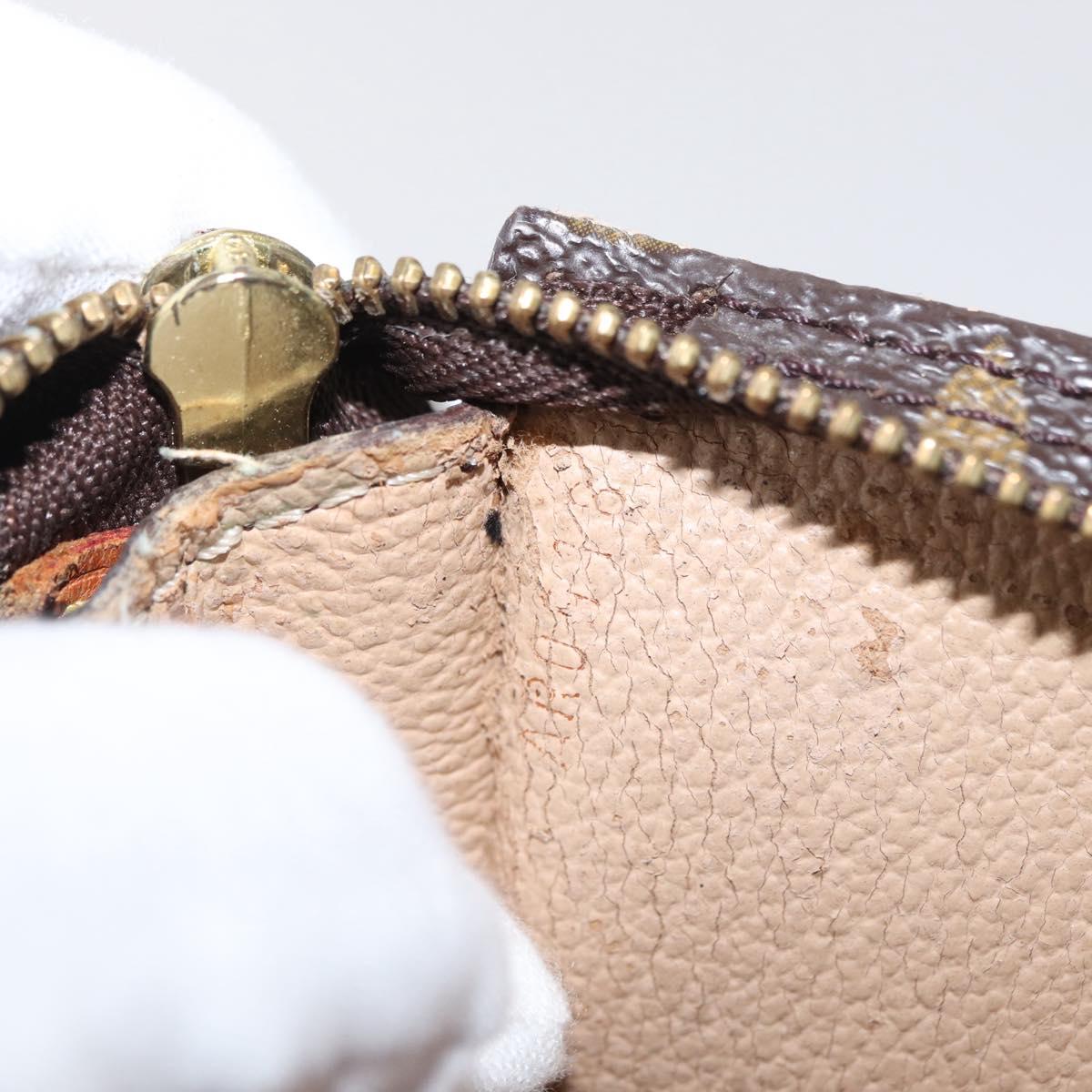 LOUIS VUITTON Monogram Bucket PM Accessory Pouch LV Auth 168392
