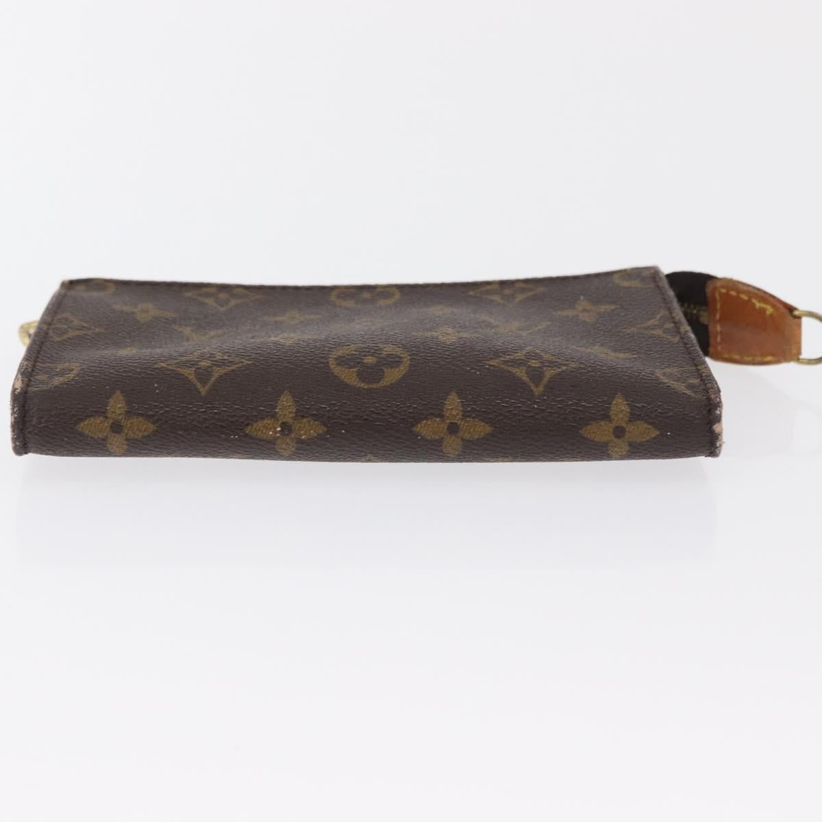LOUIS VUITTON Monogram Bucket PM Accessory Pouch LV Auth 168392