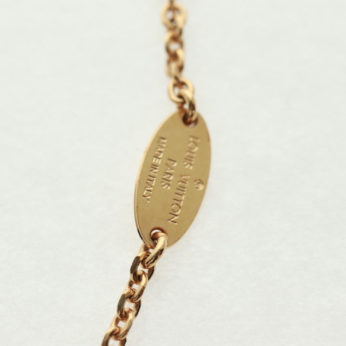 LOUIS VUITTON Nanogram Whistle Necklace metal Gold Tone M68939 LV Auth 168397M