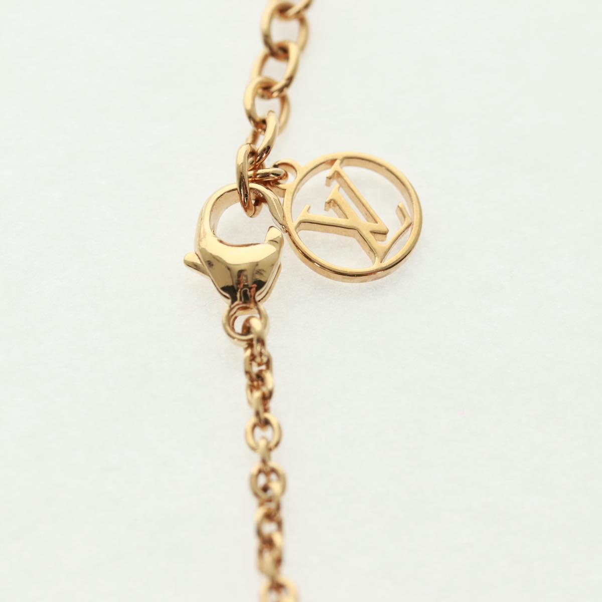 LOUIS VUITTON Nanogram Whistle Necklace metal Gold Tone M68939 LV Auth 168397M