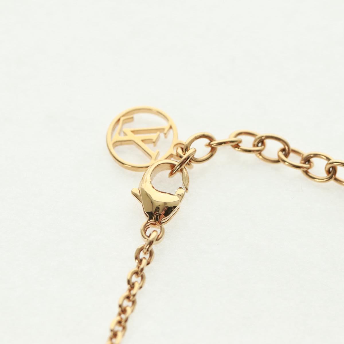 LOUIS VUITTON Nanogram Whistle Necklace metal Gold Tone M68939 LV Auth 168397M