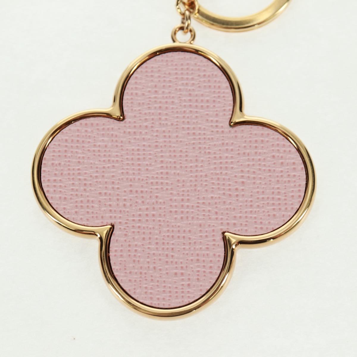 LOUIS VUITTON Porte Cles Into The Flower Key Holder Gold M69406 LV Auth 168398M