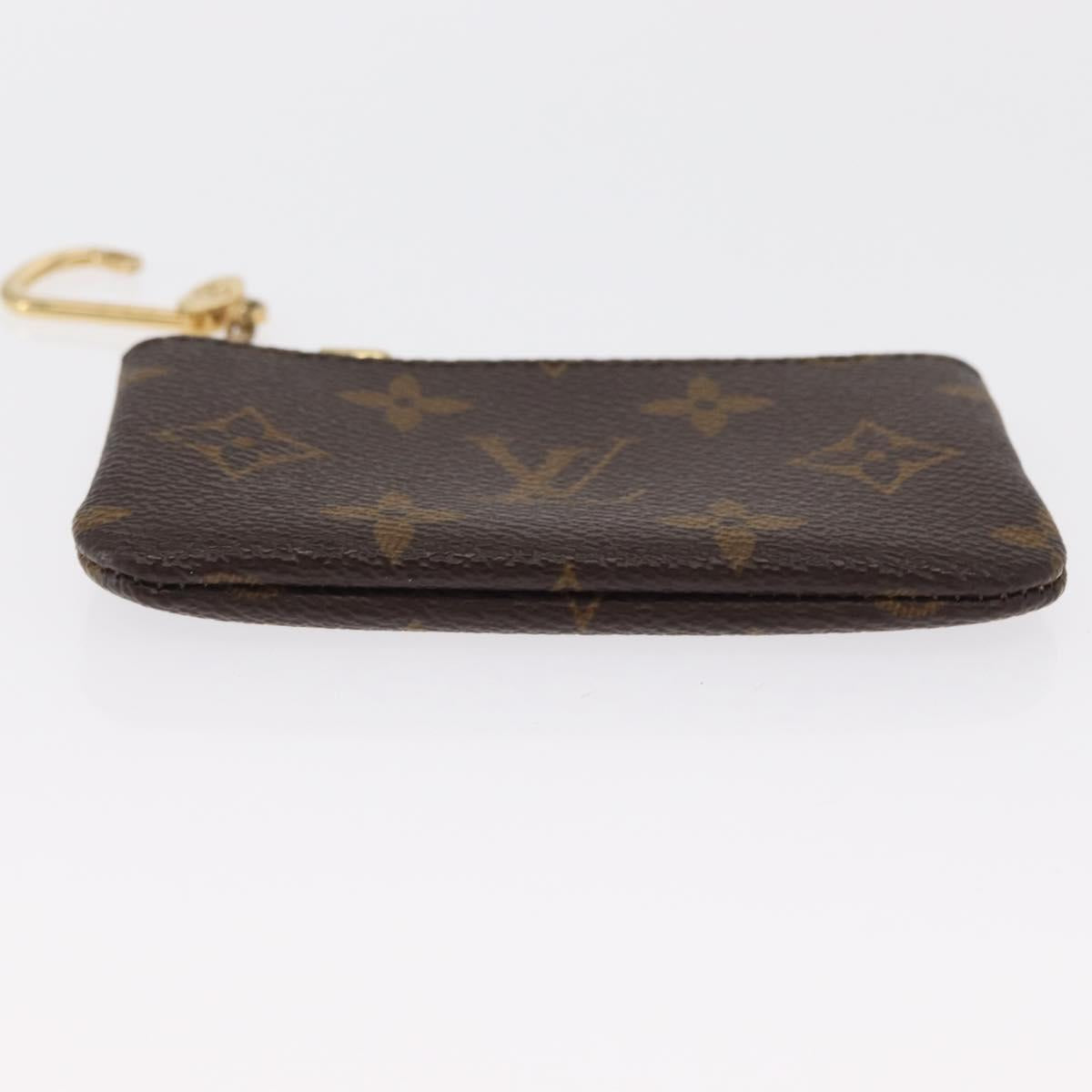 LOUIS VUITTON Monogram Pochette Cles Coin Purse M60033 LV Auth 168399