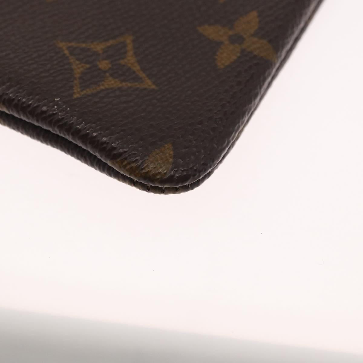 LOUIS VUITTON Monogram Pochette Cles Coin Purse M60033 LV Auth 168399