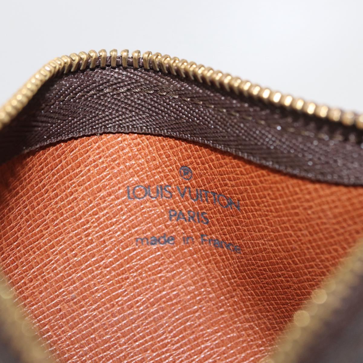 LOUIS VUITTON Monogram Pochette Cles Coin Purse M60033 LV Auth 168399