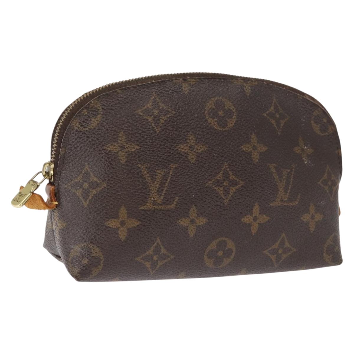 LOUIS VUITTON Monogram Pochette Cosmetic PM Pouch M43998 LV Auth 168405