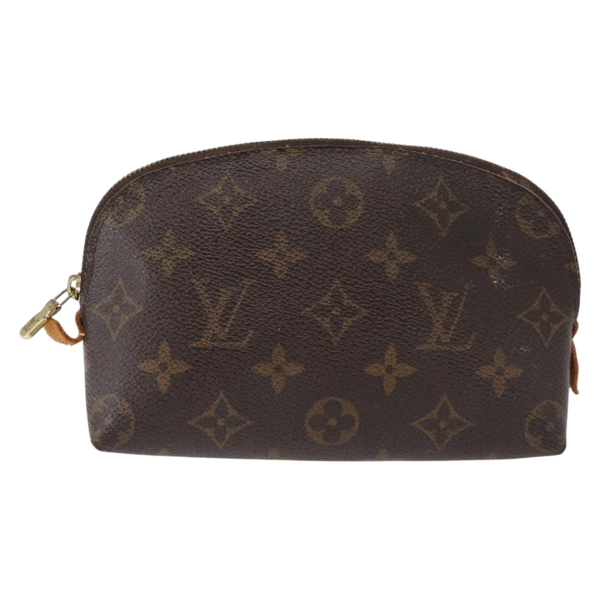 LOUIS VUITTON Monogram Pochette Cosmetic PM Pouch M43998 LV Auth 168405