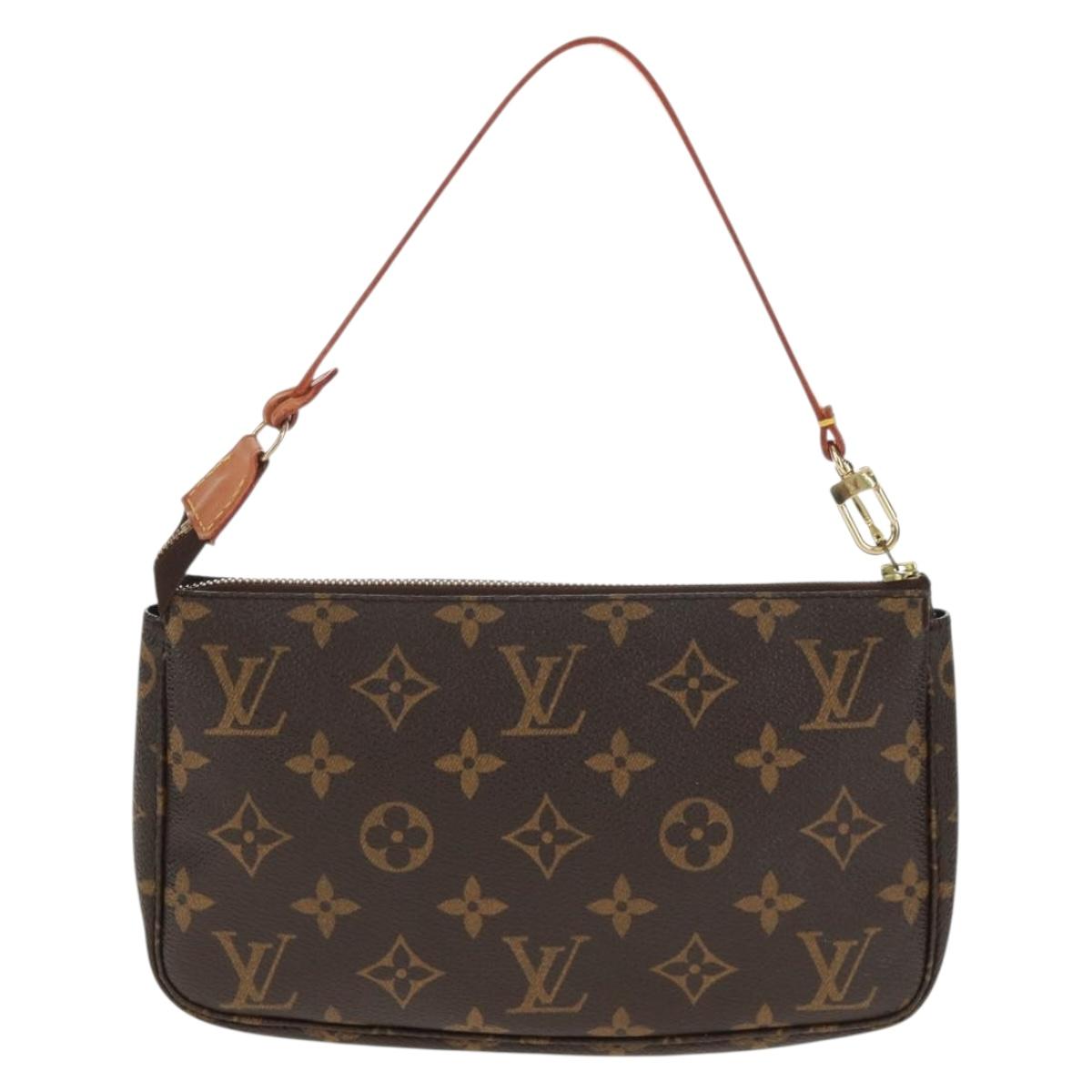 LOUIS VUITTON Monogram Pochette Accessoires Pouch M51980 LV Auth 168445