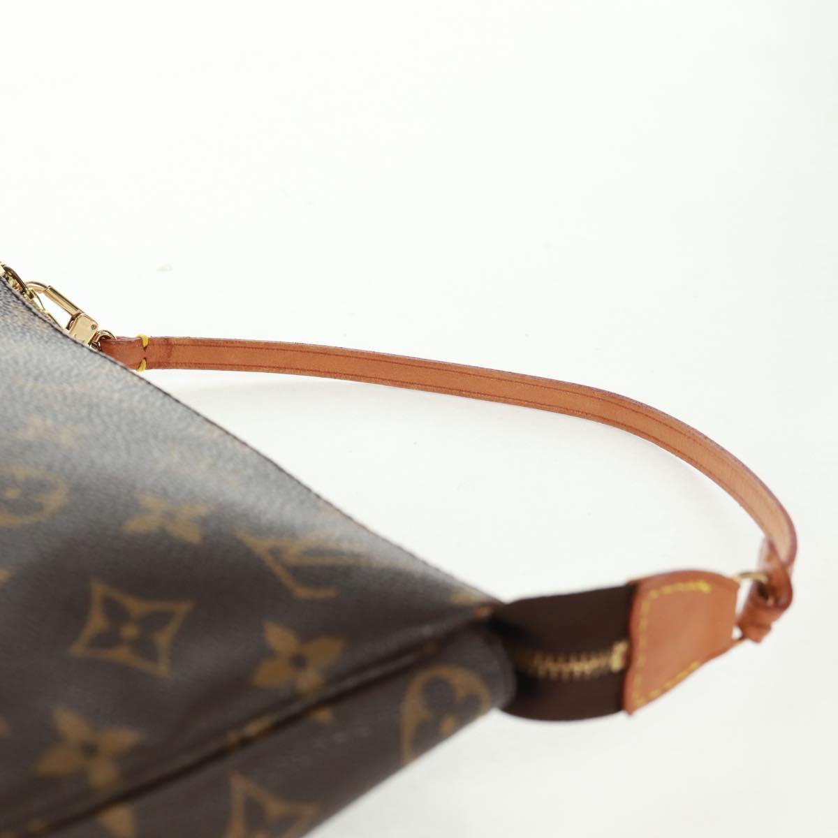 LOUIS VUITTON Monogram Pochette Accessoires Pouch M51980 LV Auth 168445