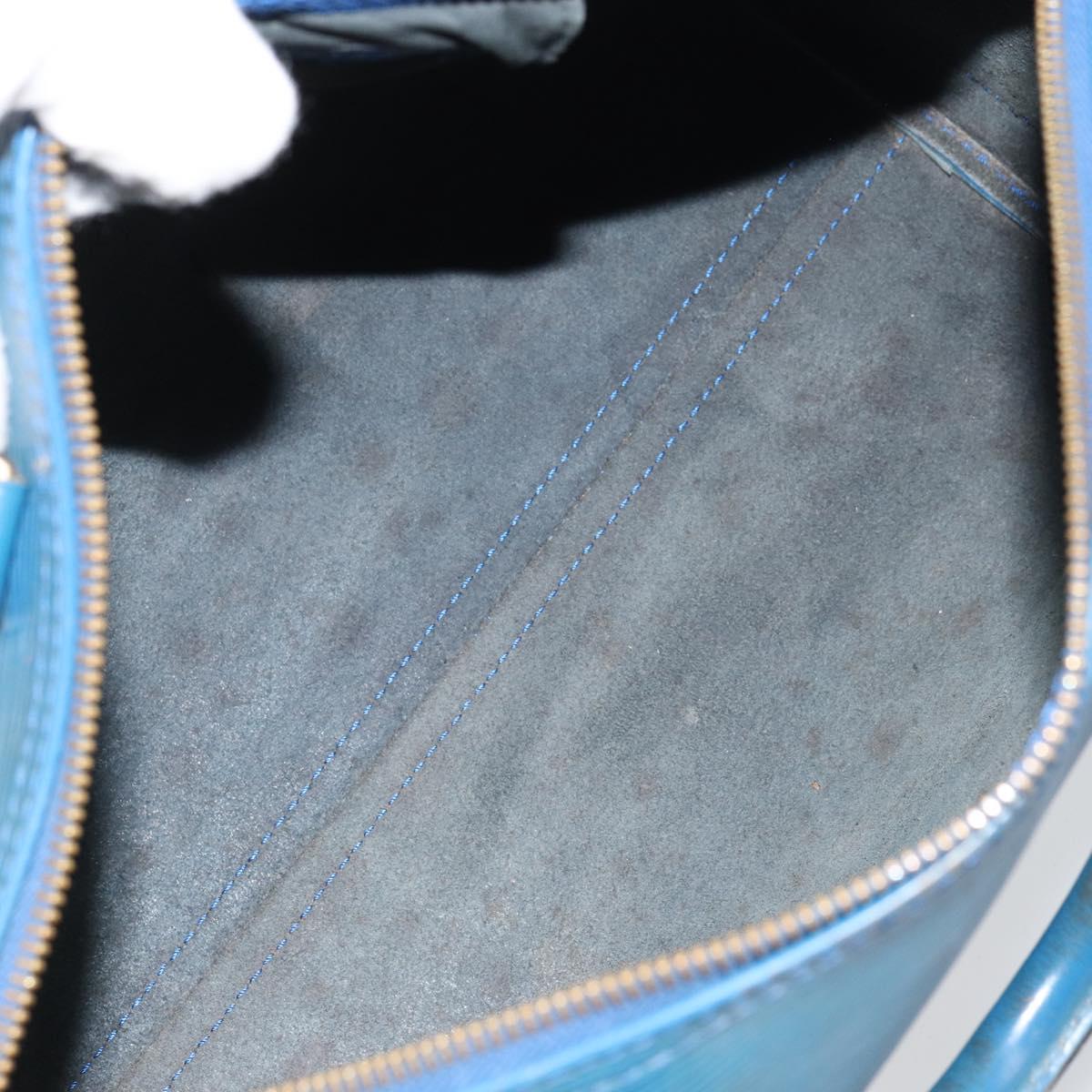 LOUIS VUITTON Epi Speedy 30 Hand Bag Toledo Blue M43005 LV Auth 168457