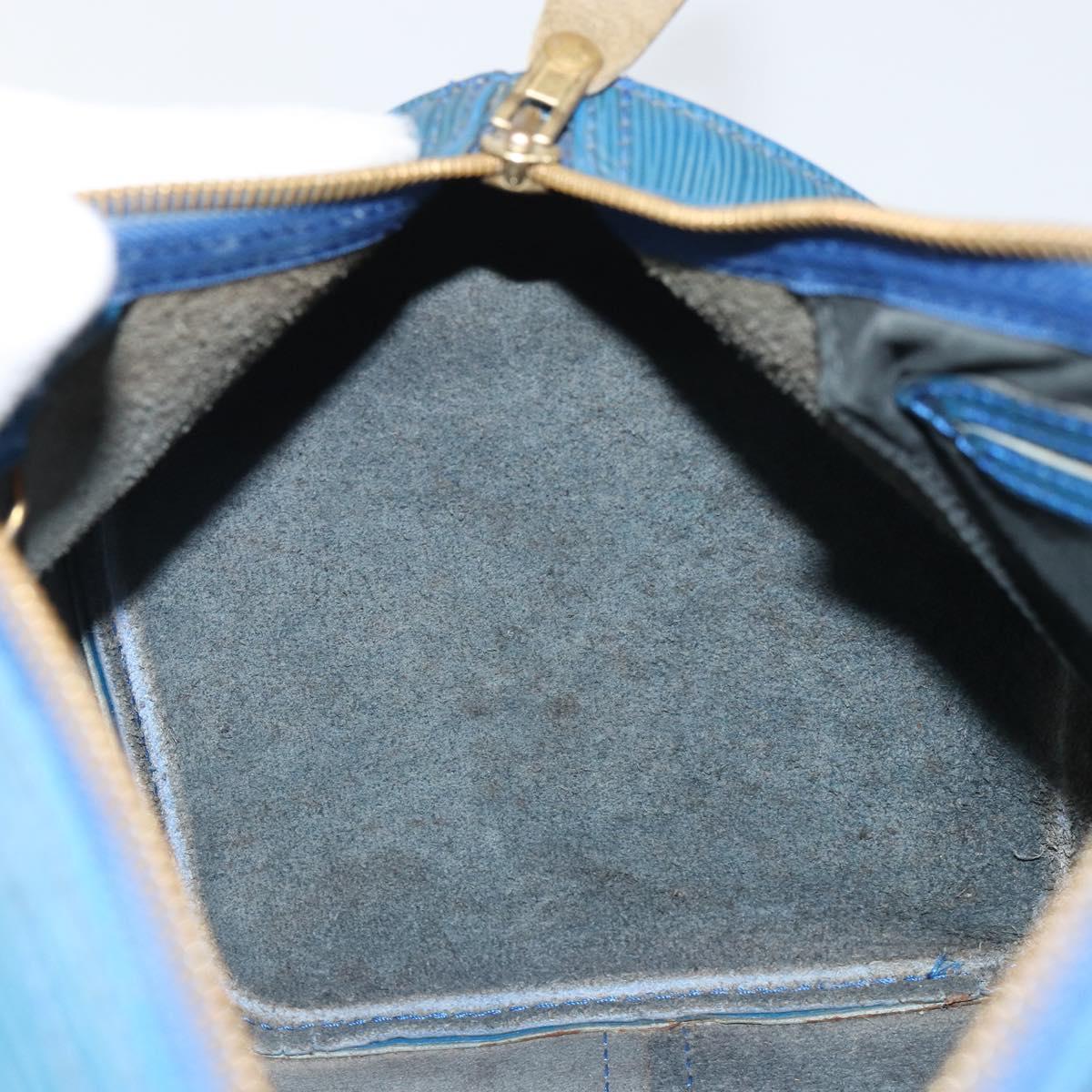 LOUIS VUITTON Epi Speedy 30 Hand Bag Toledo Blue M43005 LV Auth 168457