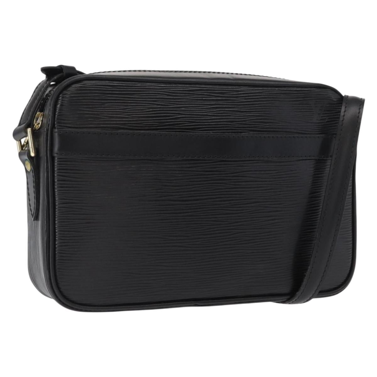 LOUIS VUITTON Epi Trocadero 23 Shoulder Bag Black M52302 LV Auth 168458