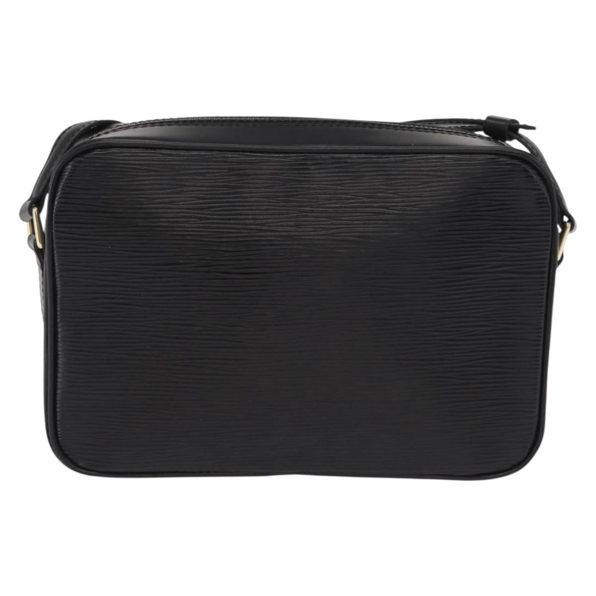 LOUIS VUITTON Epi Trocadero 23 Shoulder Bag Black M52302 LV Auth 168458
