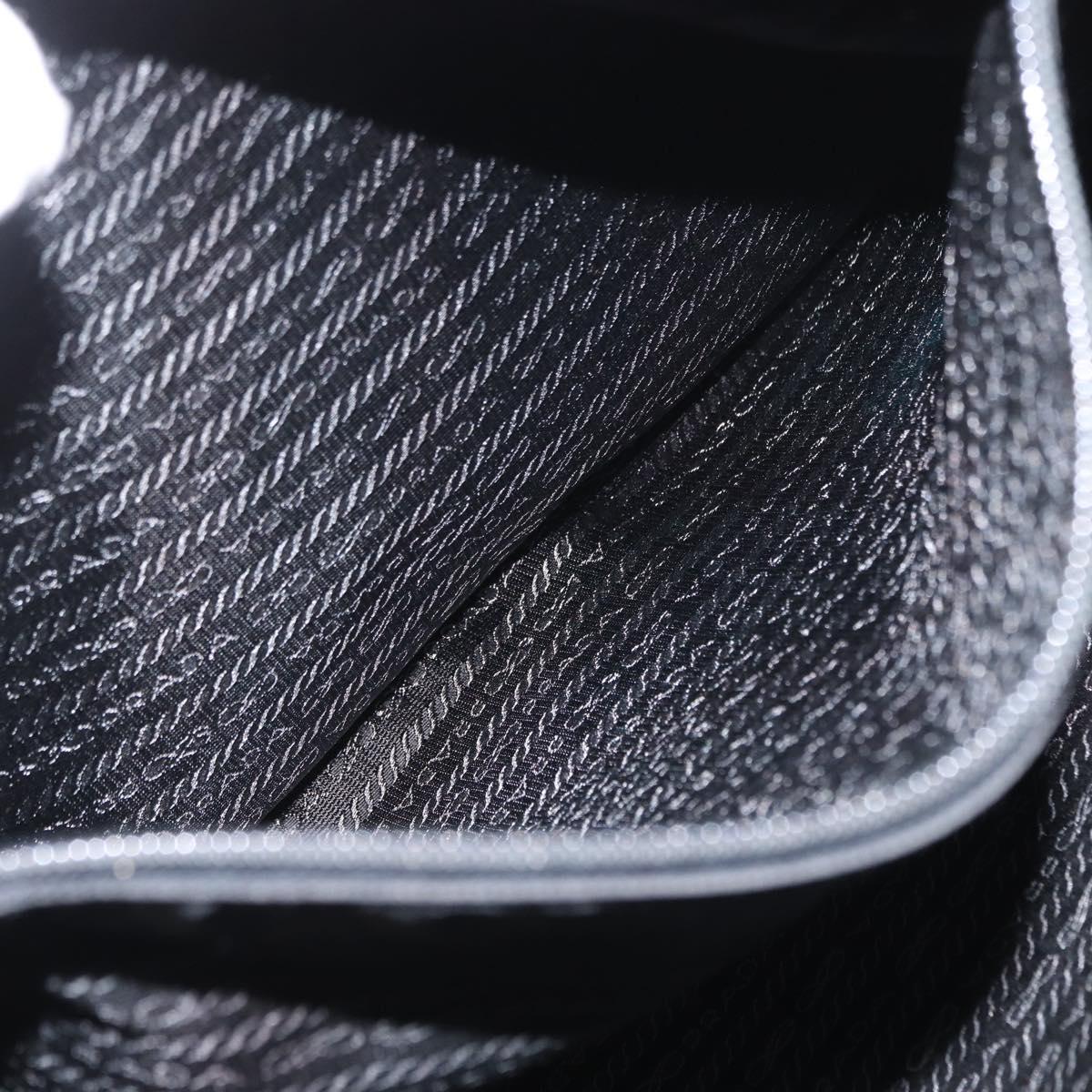 PRADA Tote Bag Nylon Black Auth 168460