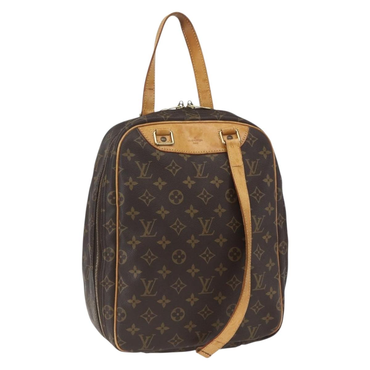 LOUIS VUITTON Monogram Excursion Hand Bag M41450 LV Auth 168470