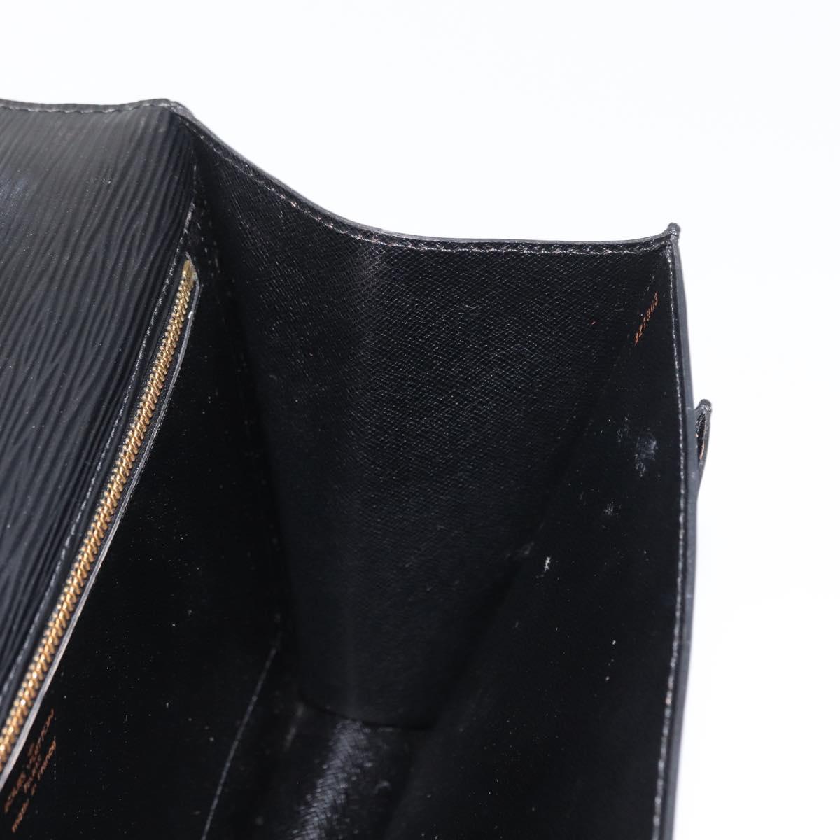 LOUIS VUITTON Epi Monceau 28 Hand Bag Black M52122 LV Auth 168500