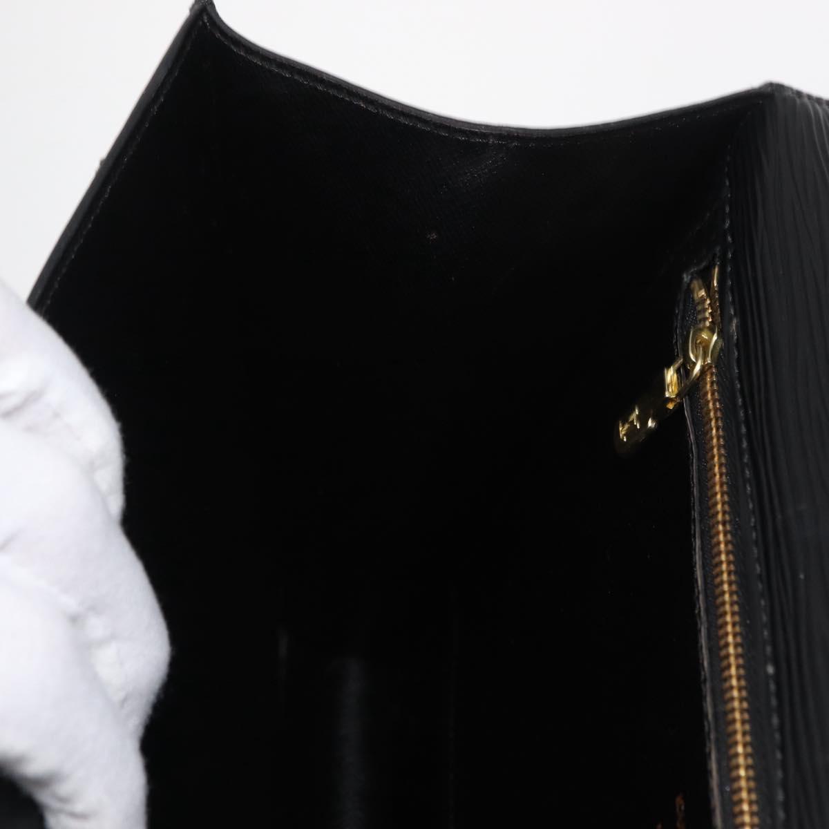 LOUIS VUITTON Epi Monceau 28 Hand Bag Black M52122 LV Auth 168500