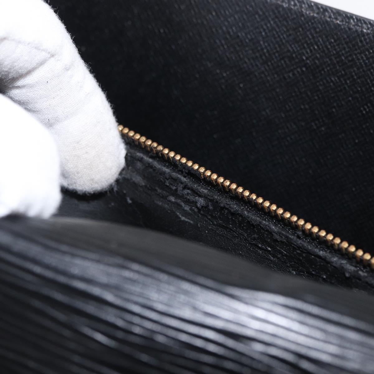 LOUIS VUITTON Epi Monceau 28 Hand Bag Black M52122 LV Auth 168500