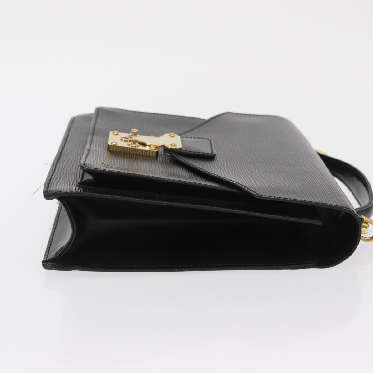 LOUIS VUITTON Epi Monceau 28 Hand Bag Black M52122 LV Auth 168500