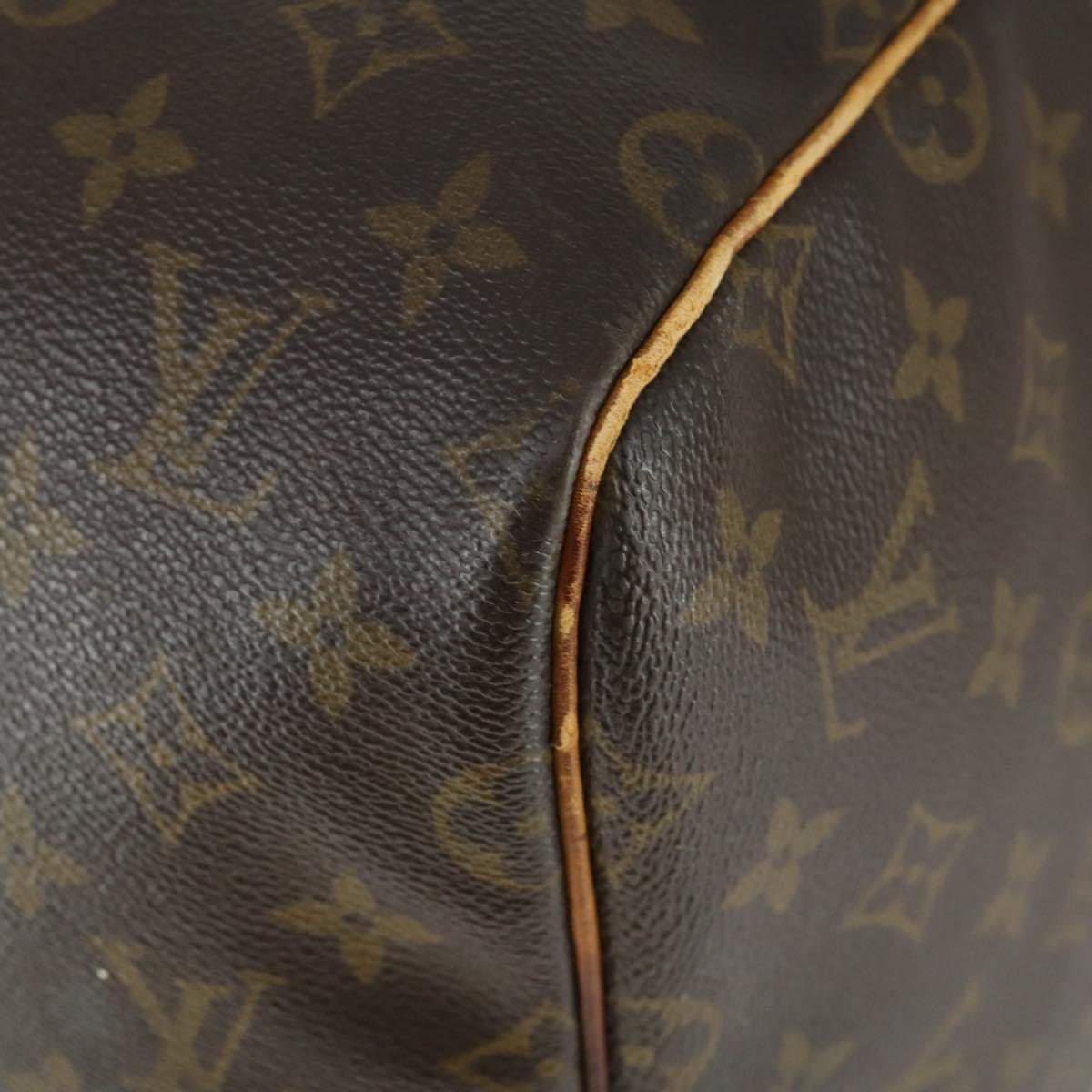 LOUIS VUITTON Monogram Keepall 55 Boston Bag M41424 LV Auth 168527