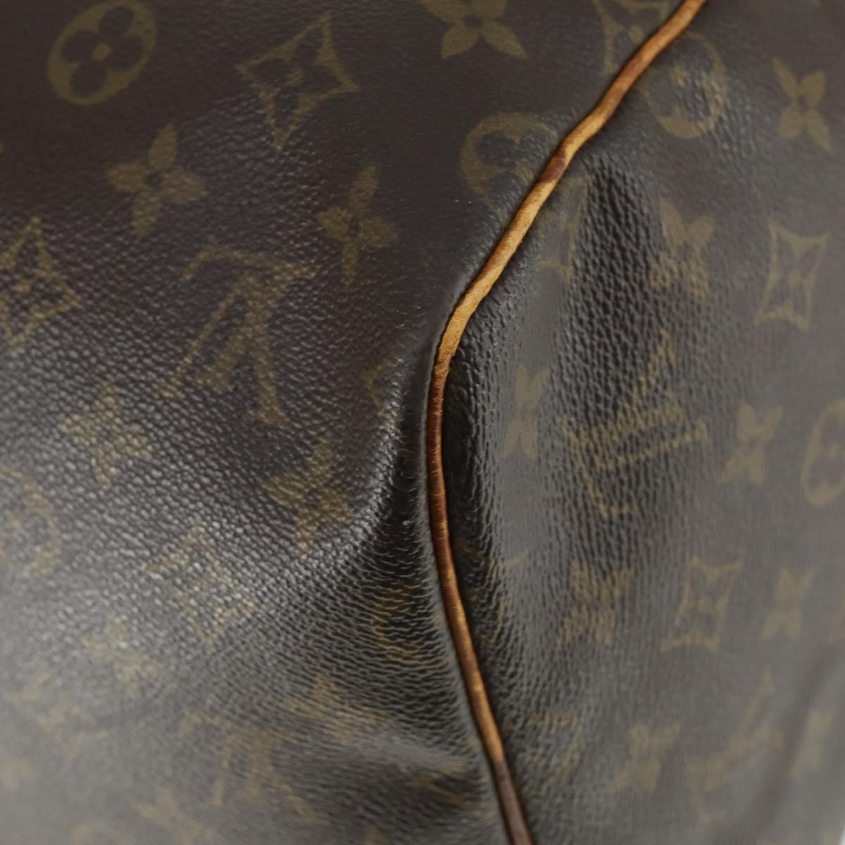 LOUIS VUITTON Monogram Keepall 55 Boston Bag M41424 LV Auth 168527