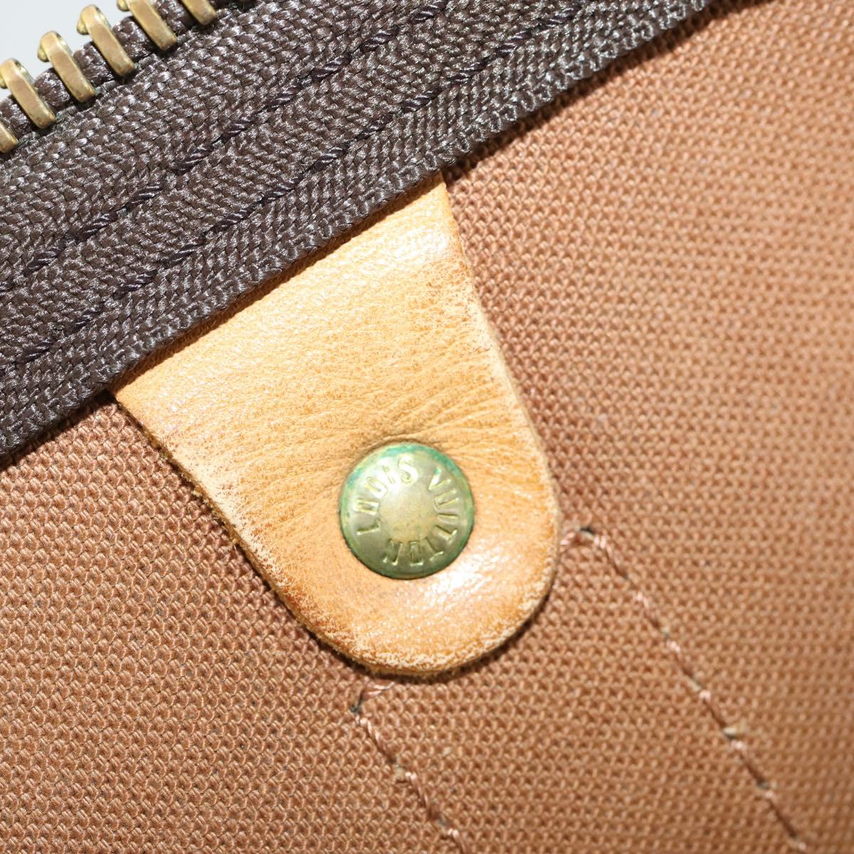 LOUIS VUITTON Monogram Keepall 55 Boston Bag M41424 LV Auth 168527