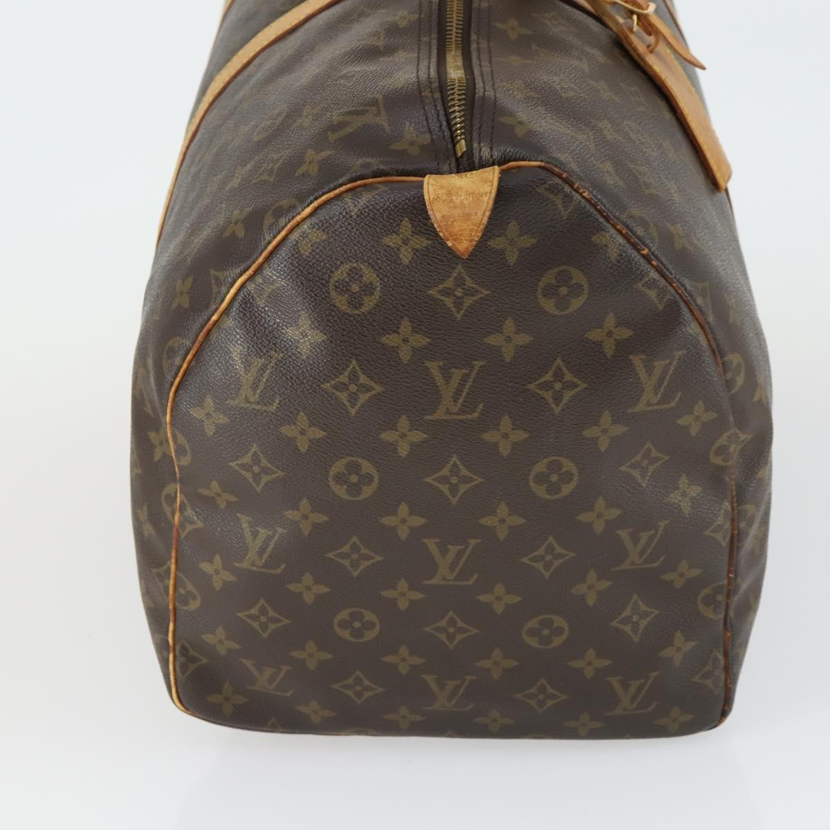 LOUIS VUITTON Monogram Keepall 55 Boston Bag M41424 LV Auth 168527