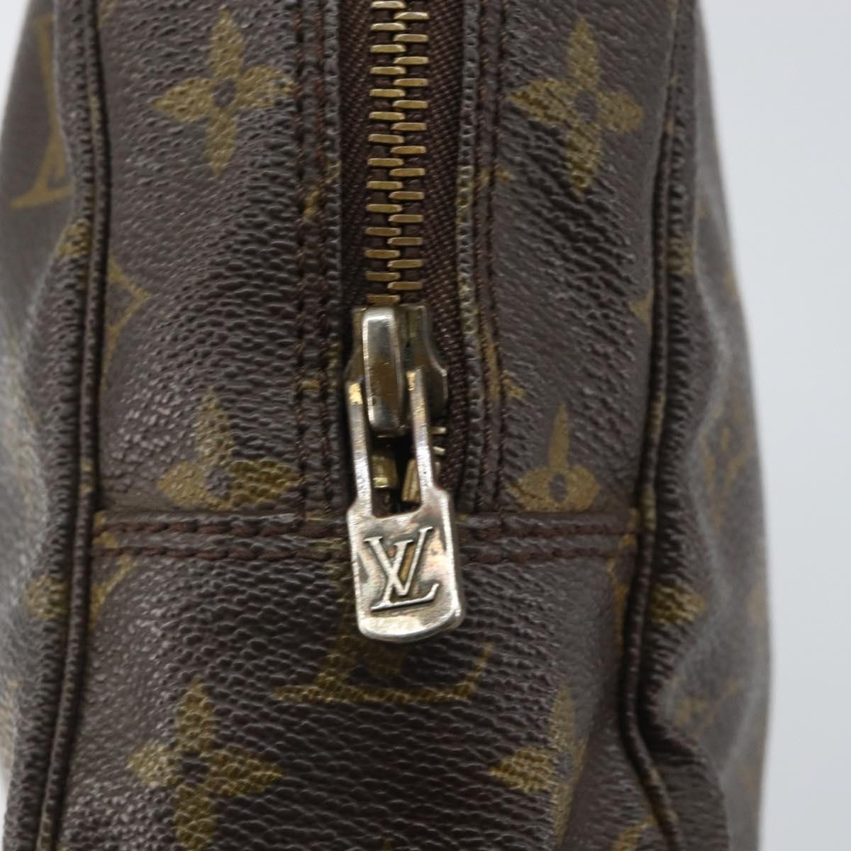 LOUIS VUITTON Monogram Trousse Toilette 28 Clutch Bag M47522 LV Auth 168549