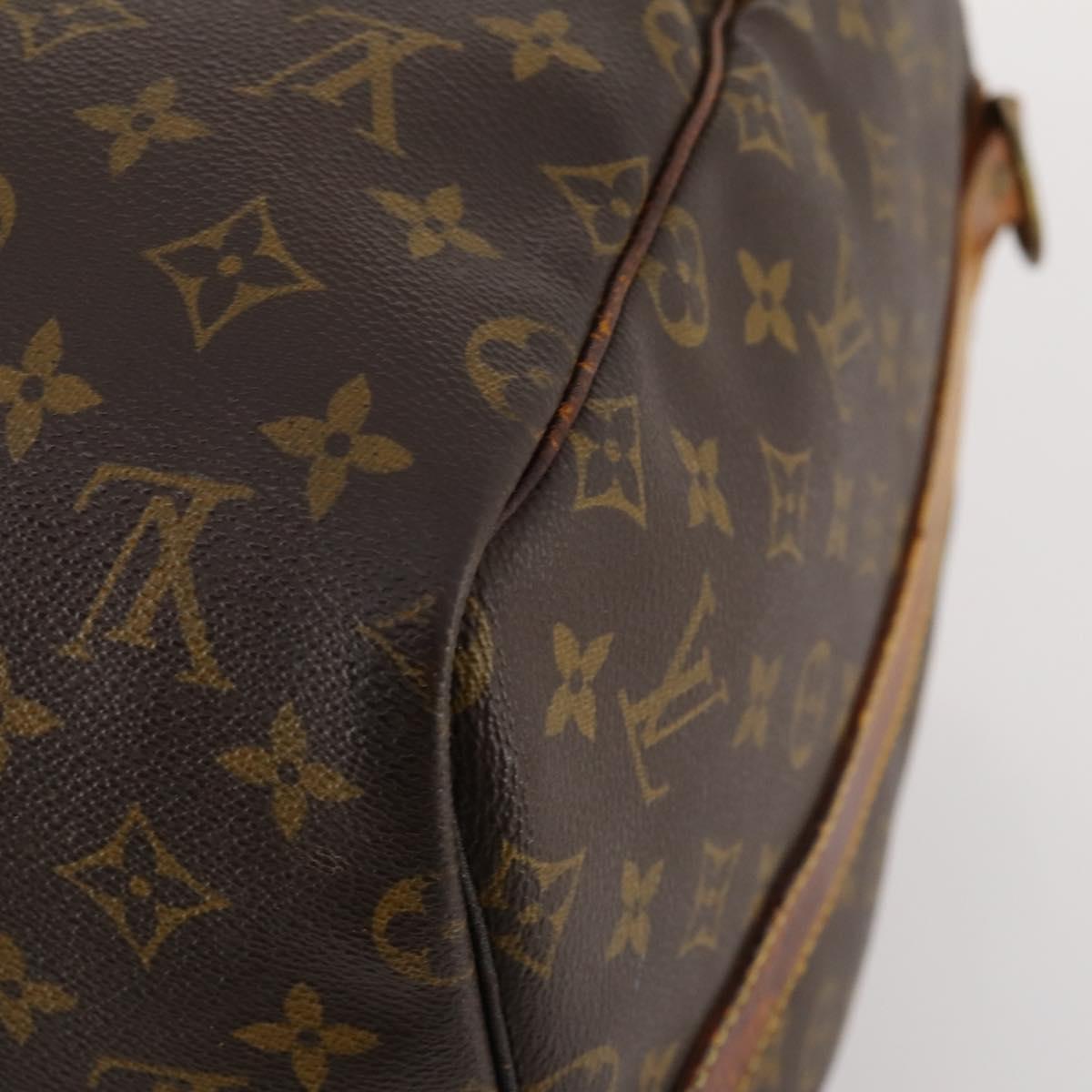 LOUIS VUITTON Monogram Keepall Bandouliere 55 Boston Bag M41414 LV Auth 168573