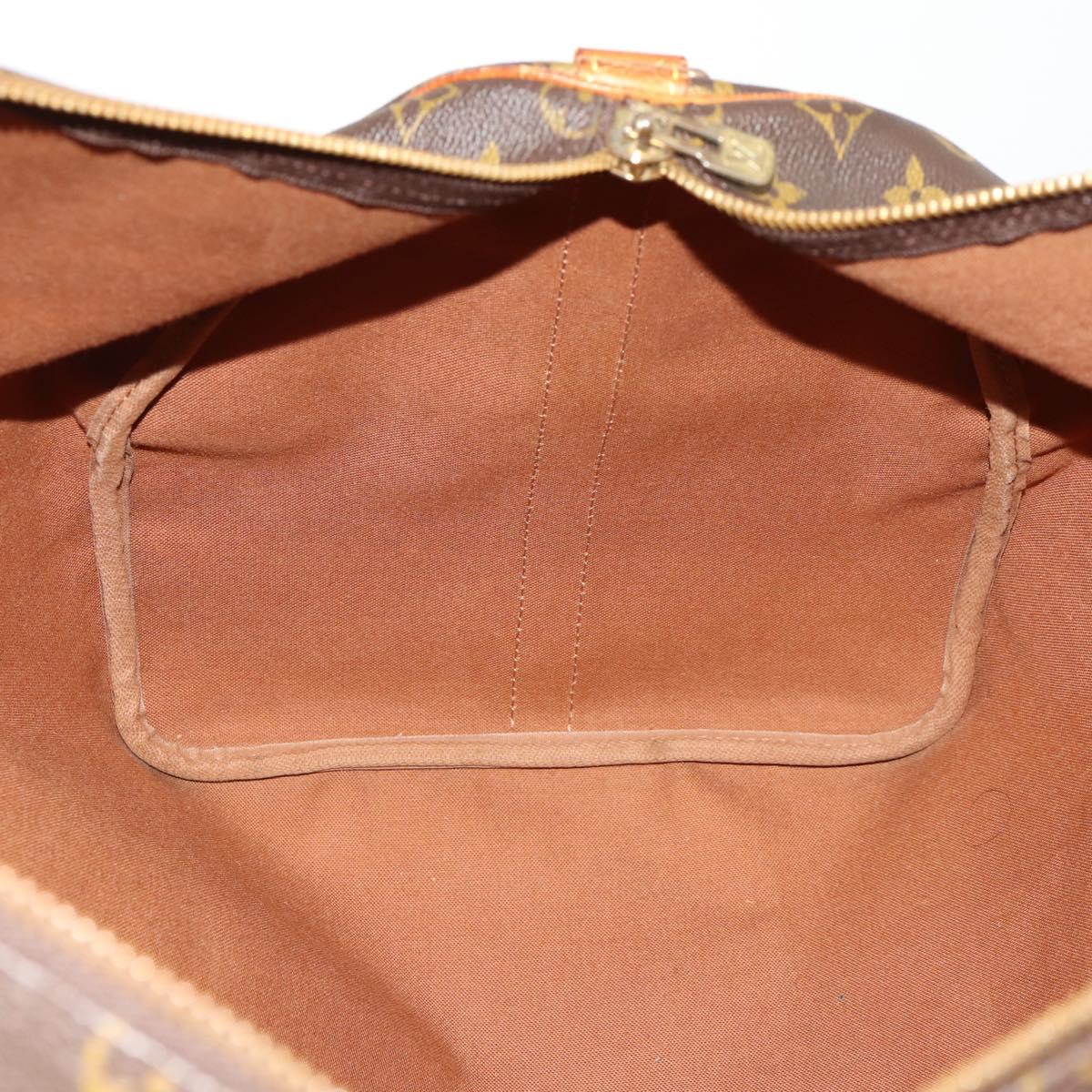 LOUIS VUITTON Monogram Keepall Bandouliere 55 Boston Bag M41414 LV Auth 168573