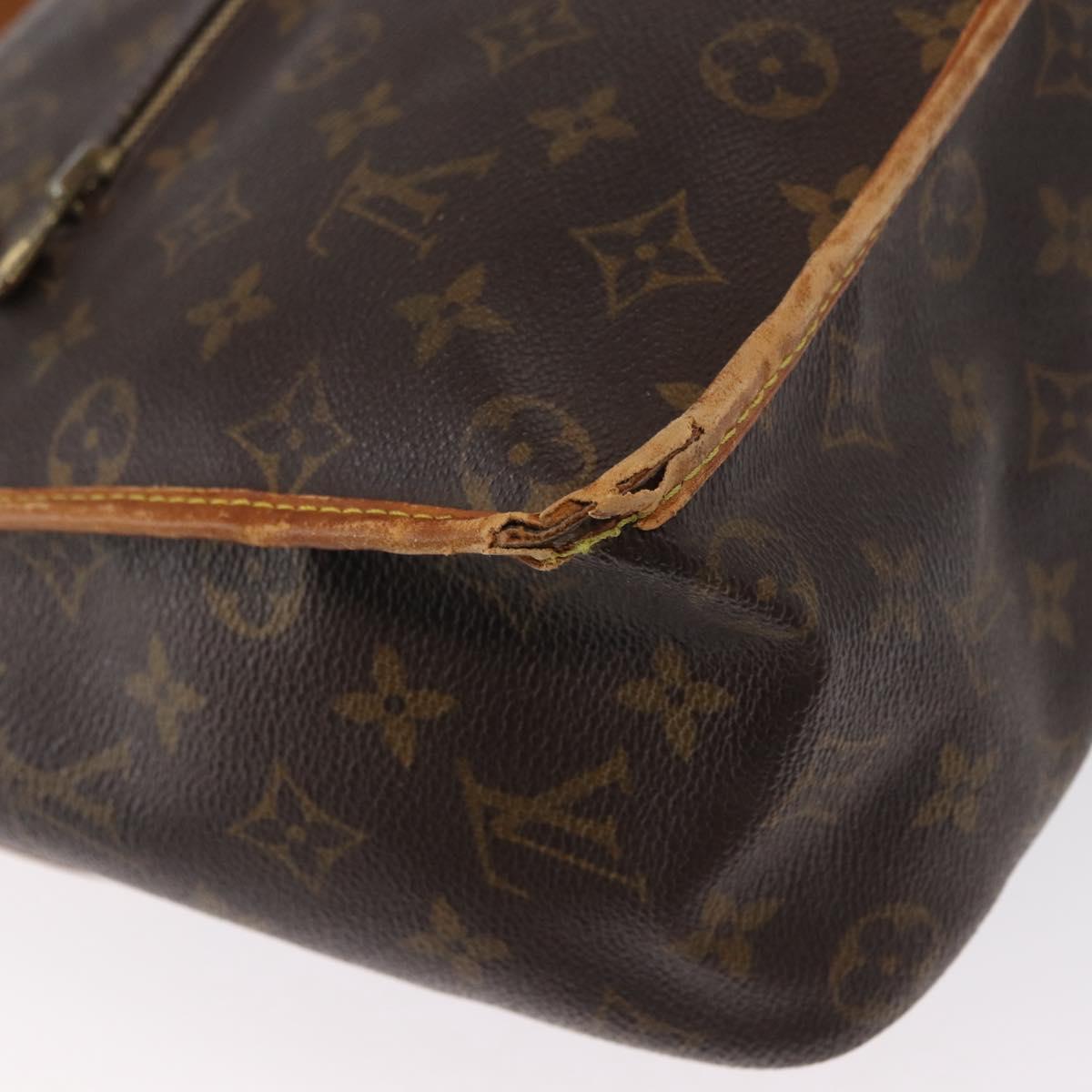 LOUIS VUITTON Monogram Gibeciere GM Shoulder Bag M42246 LV Auth 168577