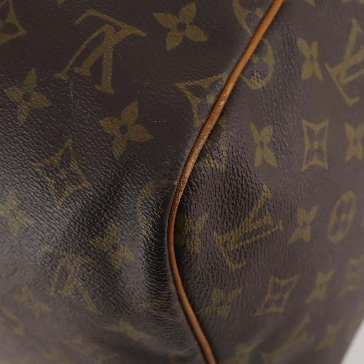 LOUIS VUITTON Monogram Sac Souple 55 Boston Bag M41622 LV Auth 168600