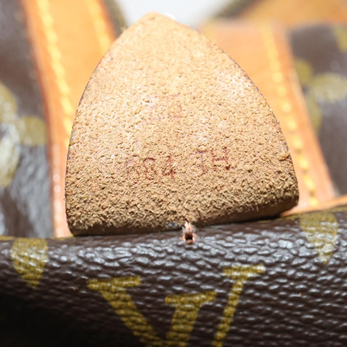 LOUIS VUITTON Monogram Sac Souple 55 Boston Bag M41622 LV Auth 168600