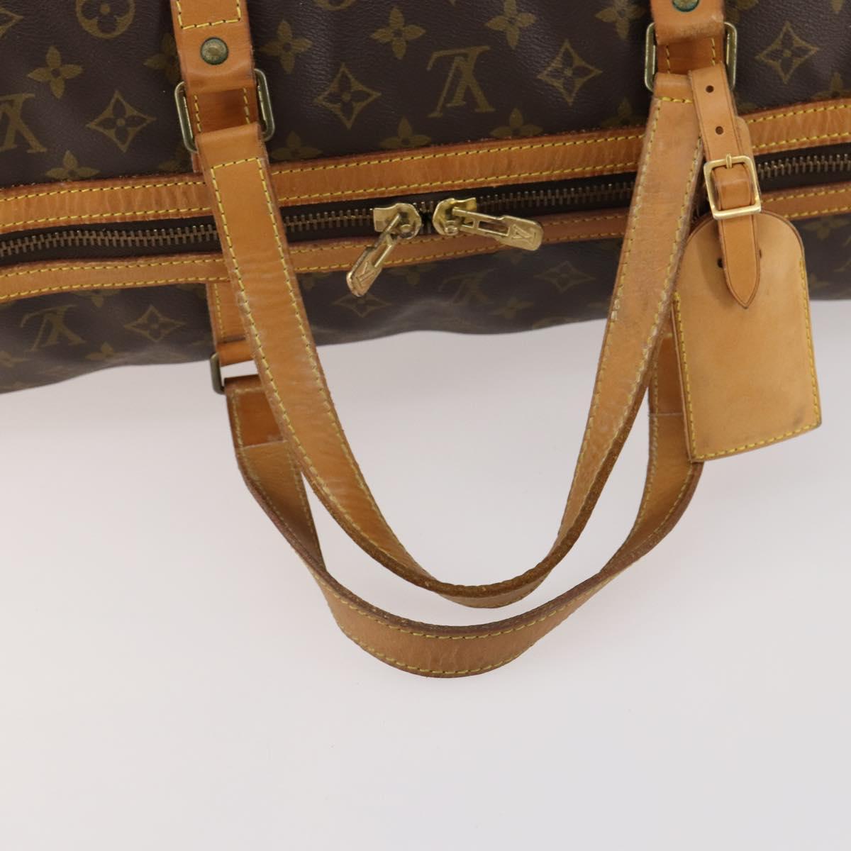 LOUIS VUITTON Monogram Sac Souple 55 Boston Bag M41622 LV Auth 168600