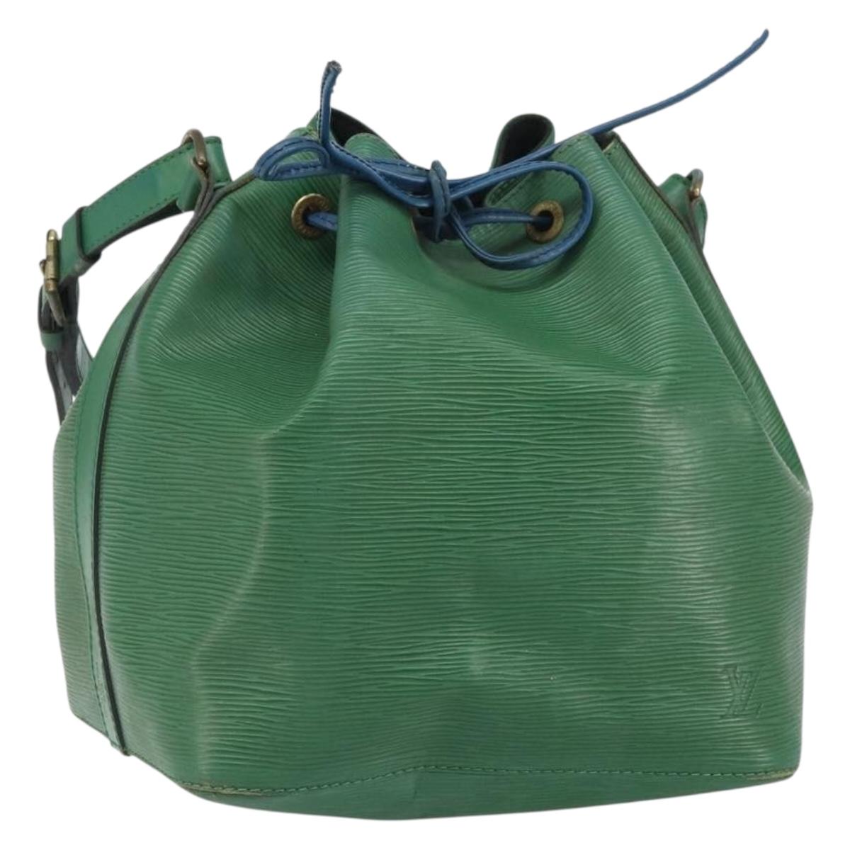 LOUIS VUITTON Epi Petit Noe Shoulder Bag Green M44104 LV Auth 168609