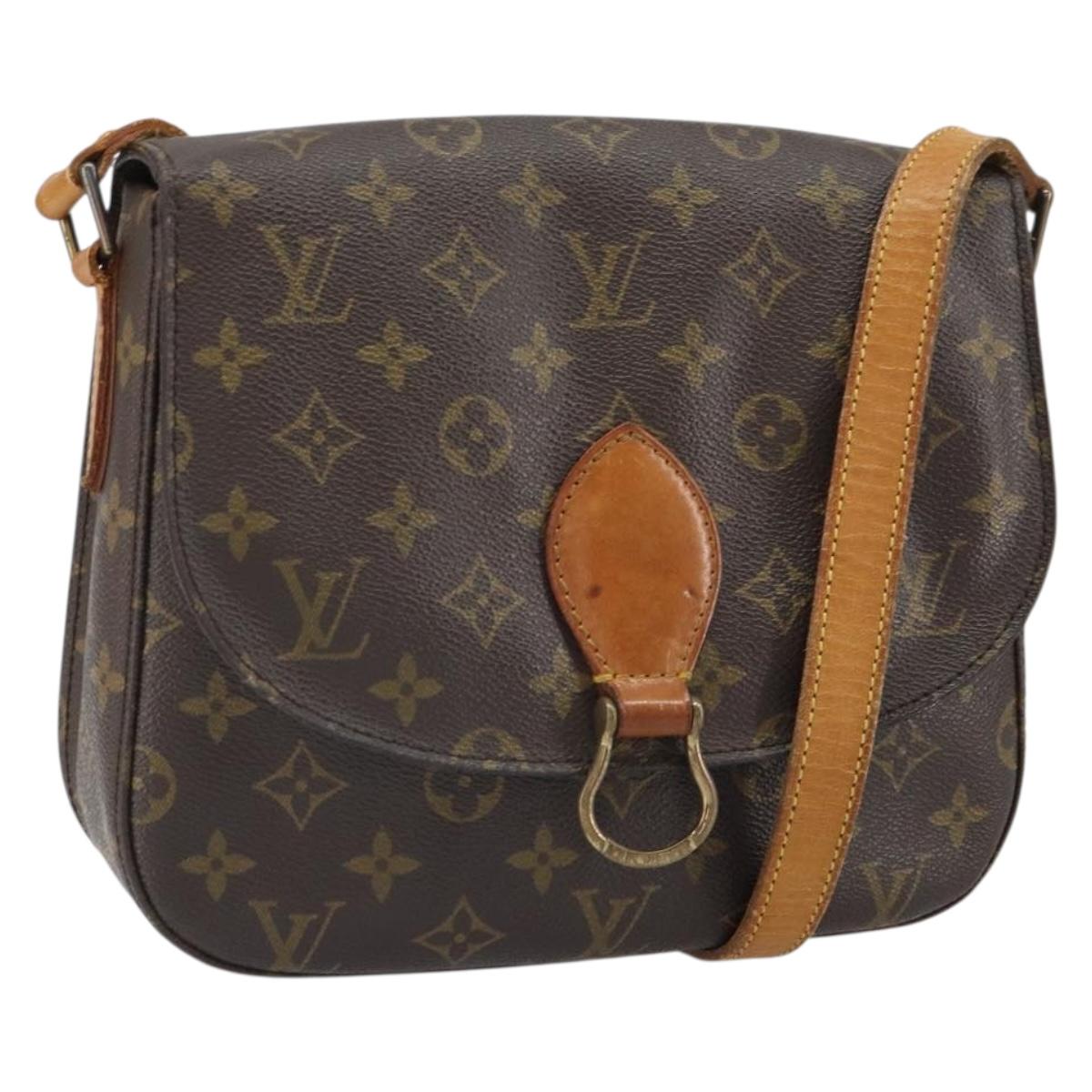 LOUIS VUITTON Monogram Saint Cloud GM Shoulder Bag M51242 LV Auth 168621